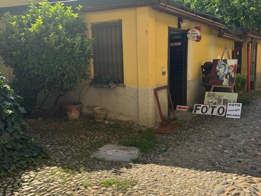 Galleria d'arte nel cortile del Vicolo dei Lavandai