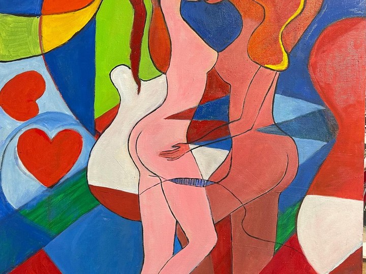 Opera d’arte contemporanea esposta al Vicolo Lavandai - quadro 10