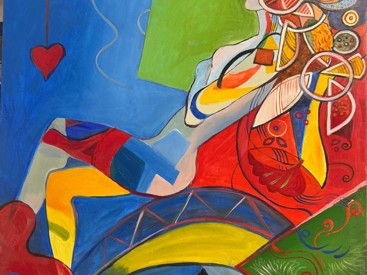 Opera d’arte contemporanea esposta al Vicolo Lavandai - quadro 4